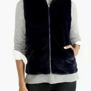 J. Crew Sherpa Teddy Excursion vest